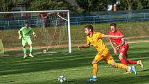 FORTUNA:NÁRODNÍ LIGA: Blansko - Dukla Praha 1:0. Foto: FK Blansko