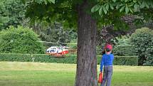 Osmnáctý ročník Blanenského jarmarku se v sobotu konal v zámeckém parku v Blansku.