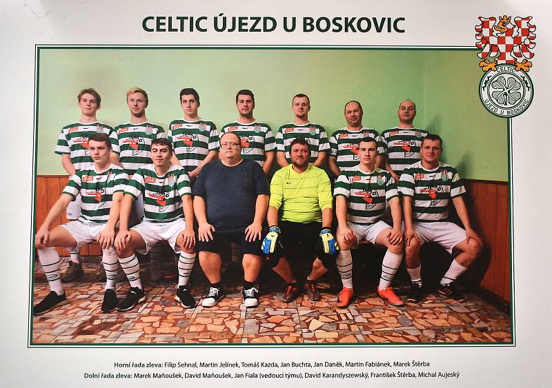 Klub malé kopané Celtic Újezd u Boskovic.