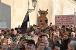 Zemědělci z Blanenska vyrazili protestovat do Prahy