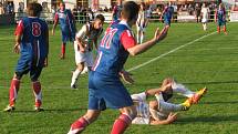 Fotbalisté Blanska  porazili Kuřim 2:1 a jsou v čele krajského přeboru.