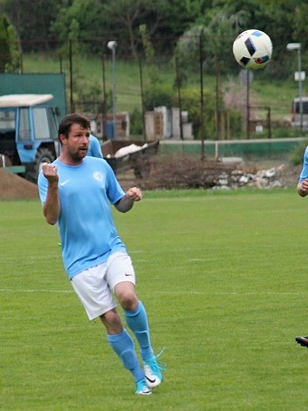 Lukáš Martínek, hrající trenér fotbalistů Boskovic.