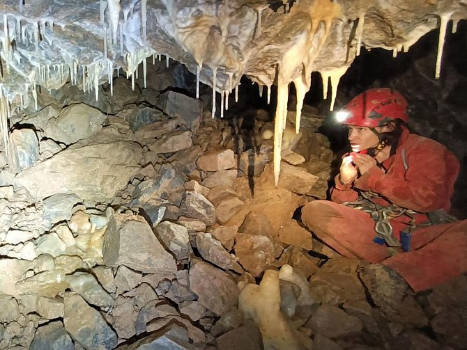Novou síň našli jeskyňáři v Moravském krasu na Blanensku.