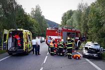 Nehoda dvou aut u Letovic na Blanensku si vyžádala tři zraněné. 