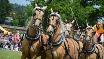 Umění zručných řemeslníků a krásu ušlechtilých koní mohli o víkendu obdivovat návštěvníci Panské zahrady v Kunštátu.
