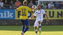 12.9.2020 - domácí SK Líšeň v bílém (Jaroslav Málek) proti FK Varnsdorf