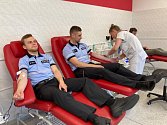 Policisté darovali krev v boskovické nemocnici.