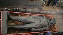 Zatím největší socha, jaká byla v blanenských železárnách vyrobena.