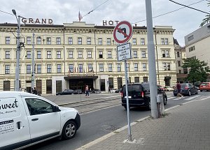 Situace v oblasti u hlavního vlakového nádraží v Brně. Foto: Deník/Alžběta Kadlecová