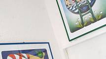 Výstava obrazů a litografie výtvarnice Emmy Srncové v letovické Galerii Pex.