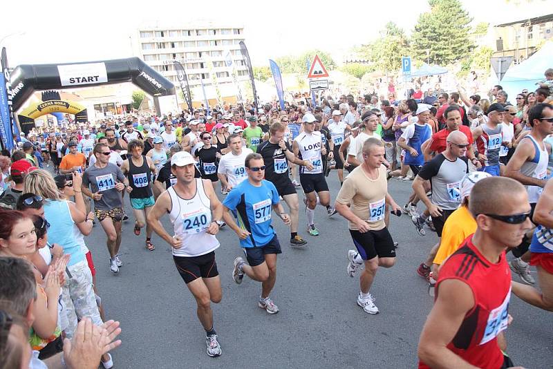 Půlmaraton Moravským krasem 2011.