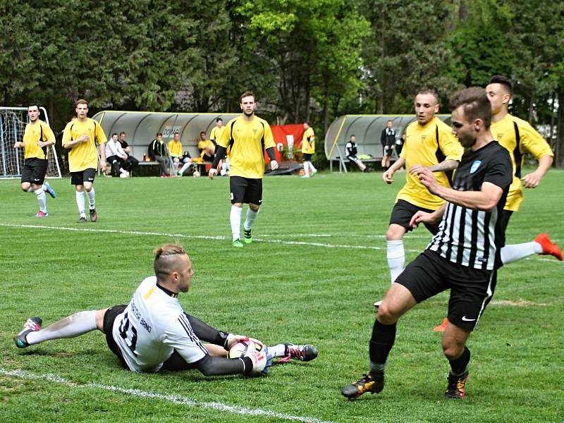 Fotbalisté Svratky Brno prohráli ve 20. kole I. A třídy - skupiny A s Kunštátem 1:2.