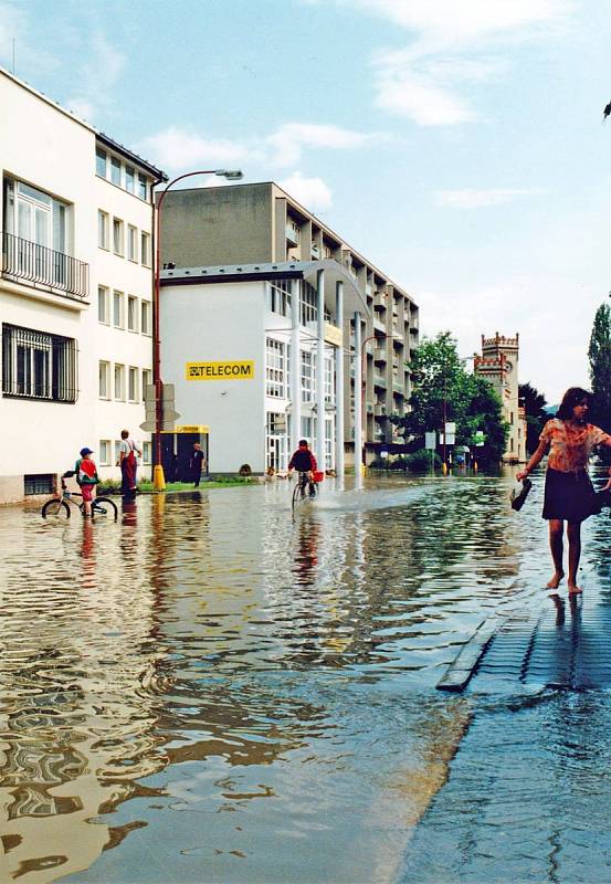 Povodně v červenci 1997 v Blansku.