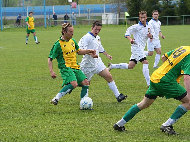 Fotbalisté Ráječka v zápase s Podlužím remizovali.