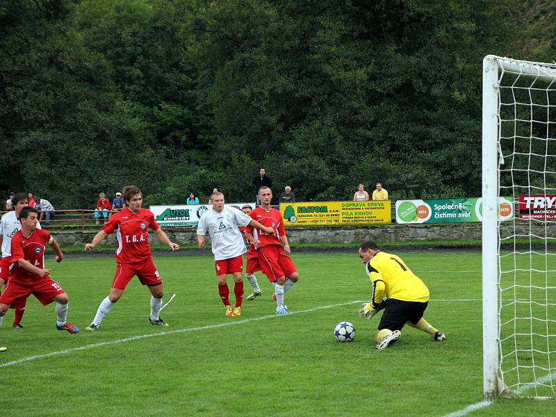 Fotbalisté Boskovic remizovali s Kunštátem 2.2.