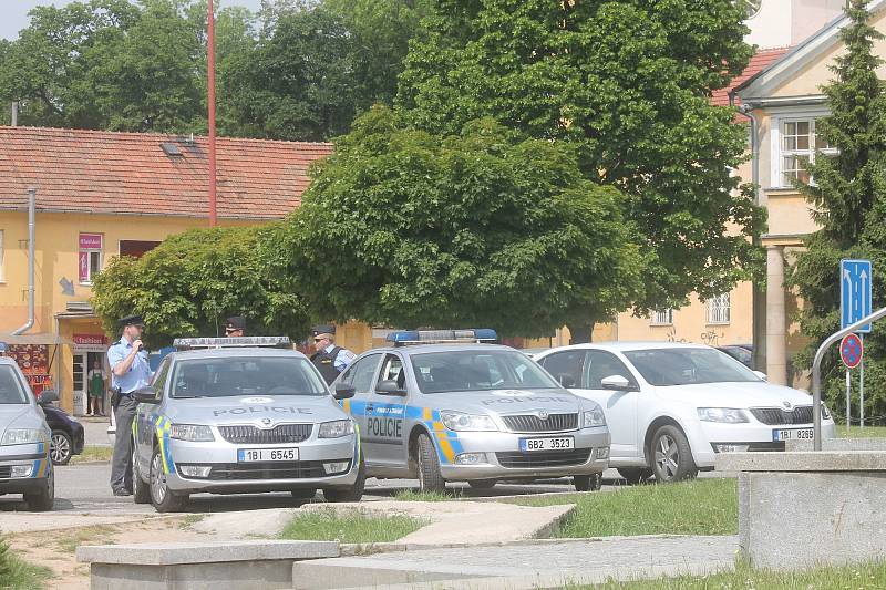 Na městském úřadu v Blansku se střílelo. Při cvičení policistů.