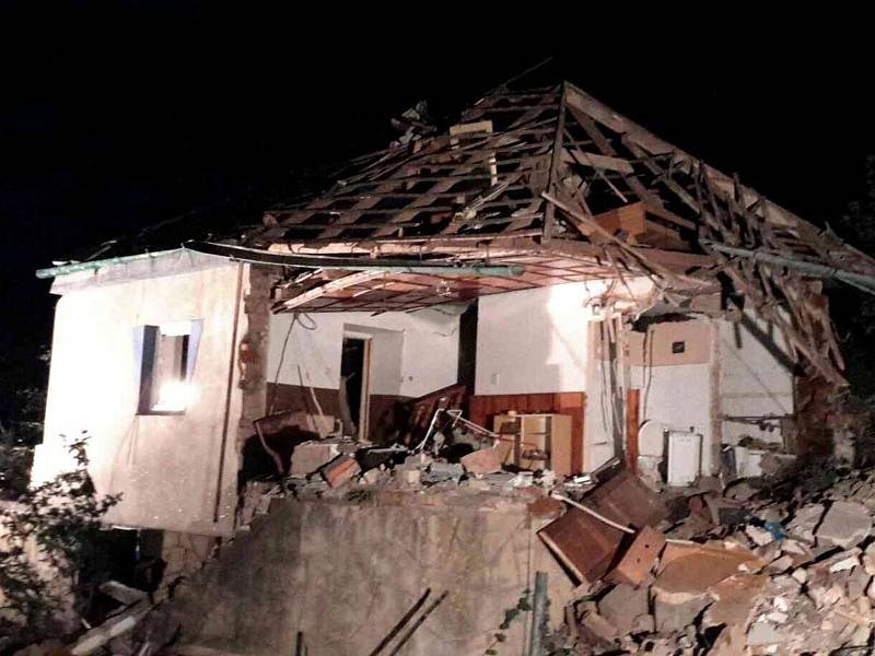 Výbuch dům v Olešnici úplně zničil. Statik tam zakázal vstup.