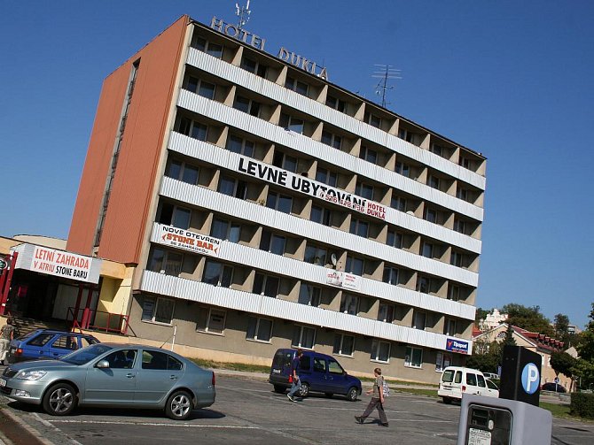 Hotel Dukla na náměstí Republiky v Blansku.
