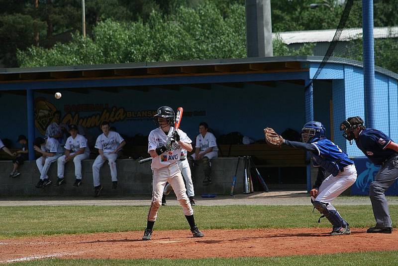 Český baseballový pohár kadetů v areálu Olympie Blansko.