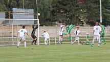 Fotbalisté Rájce-Jestřebí prazili v krajském poháru Slatinu 3:2.