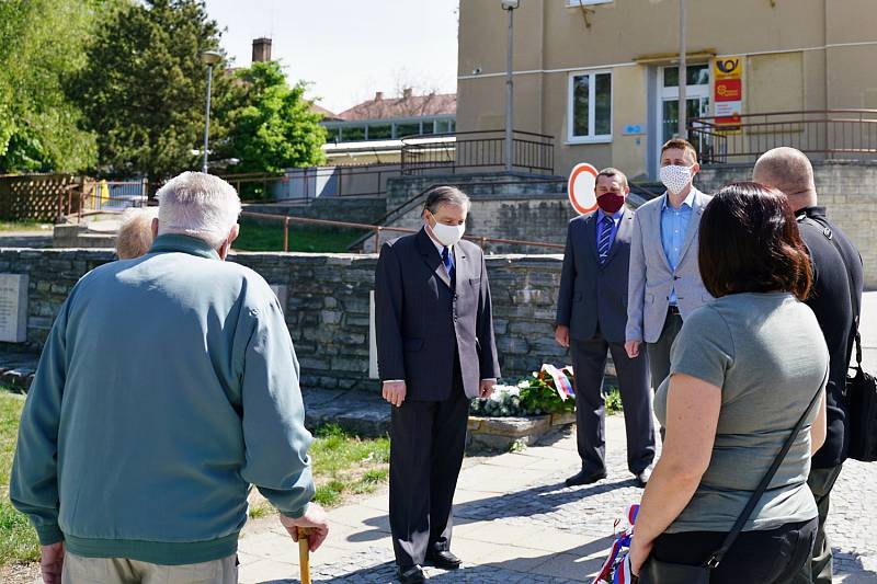 Uctění výročí 75 let od konce druhé světové války v Boskovicích.