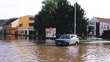 Povodně v červenci 1997 v Letovicích na Blanensku.