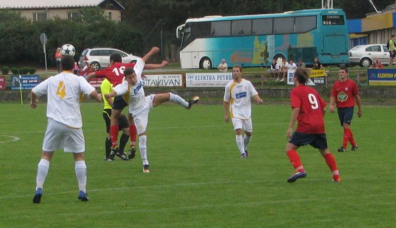 Fotbalisté Boskovic prohráli doma se Spartou Brno 1:3.