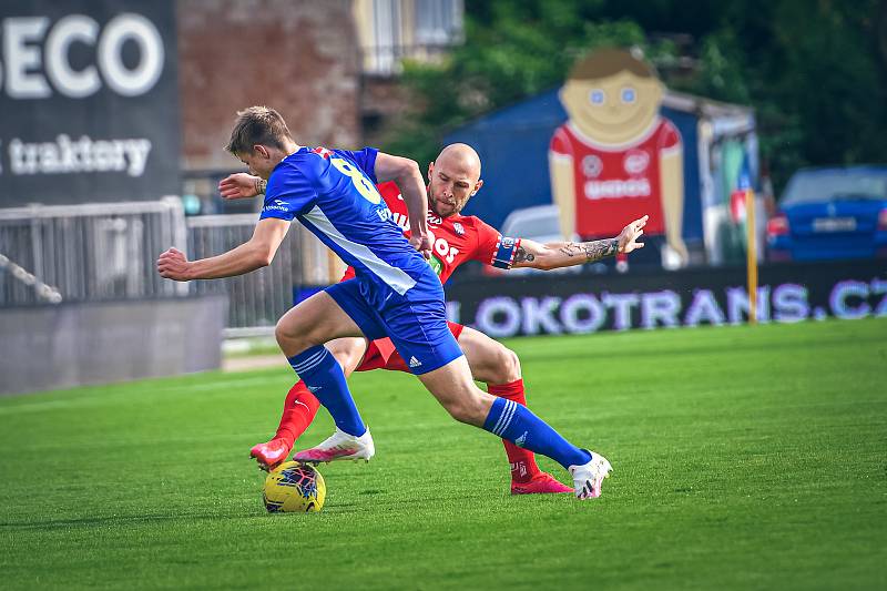 3. kolo Mol Cupu: Zbrojovka Brno (červená) - Vysočina Jihlava 1:0. Foto: FC Zbrojovka Brno/Martin Tajč