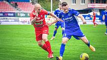 3. kolo Mol Cupu: Zbrojovka Brno (červená) - Vysočina Jihlava 1:0. Foto: FC Zbrojovka Brno/Martin Tajč