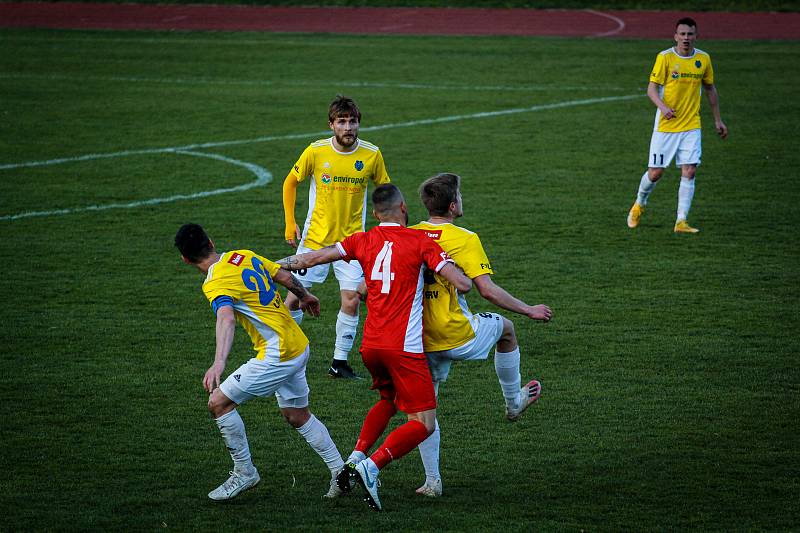 Blanenští fotbalisté prohráli ve 20. kole FORTUNA:NÁRODNÍ LIGY na domácím hřišti s Jihlavou 1:3.