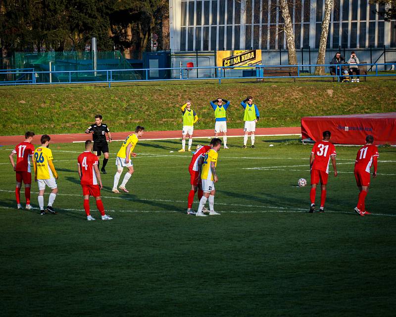 Blanenští fotbalisté prohráli ve 20. kole FORTUNA:NÁRODNÍ LIGY na domácím hřišti s Jihlavou 1:3.