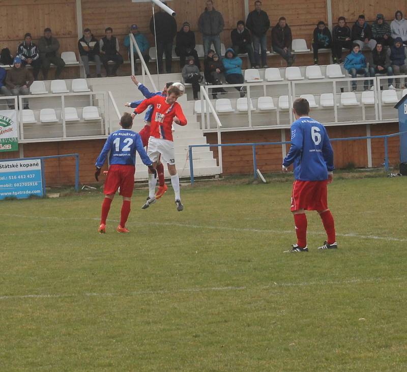 Fotbalisté Kunštátá remizovali doma s Líšní B 1:1.