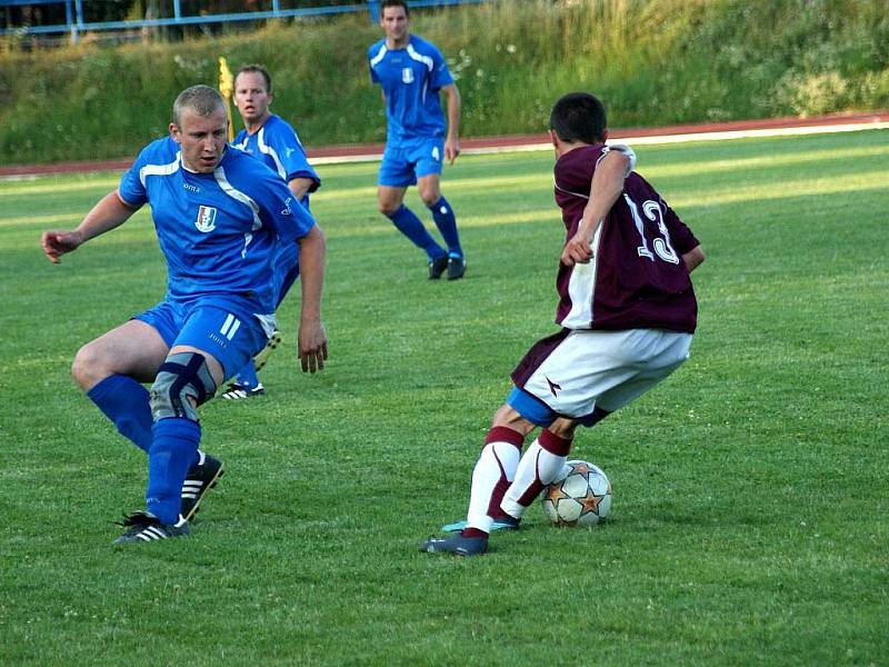 V prvním přípravném zápase před startem podzimní části divize remizovalo Blansko doma se Spartou Brno 4:4.