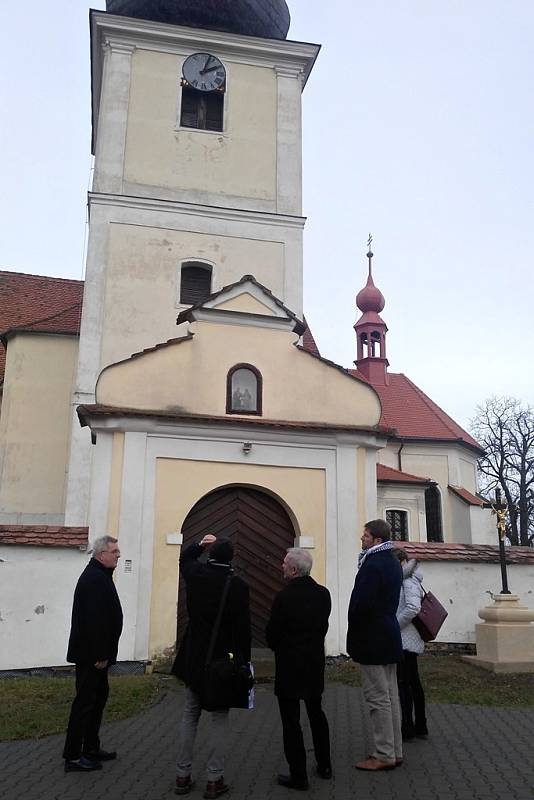 Návštěva kostela v Sebranicích.