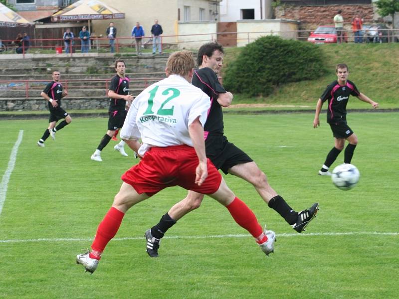 Zápas Boskovic s Mohelnicí připomínal soutěž o to, kdo udělá víc chyb.