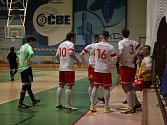 Futsalisté FPO Blansko při derby s Kotvrdovicemi.