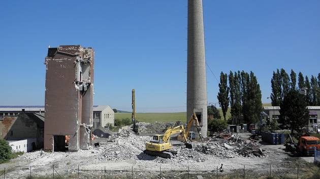 Demolice bývalé kotelny Minervy finišuje. 