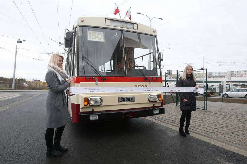 Brno 29.11.2019 - slavnostní otevření trolejbusové trati Novolíšeňská - Jírova