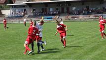 Skupina A I. A třídy začala derby Boskovic s Bořitovem. Boskovice byly od začátku lepší, vytvářely si šance, ovšem ty neproměňovaly. Bořitov přijel posílený o hráče Blanska, se kterým má klub smlouvu o hostování hráčů v projektu fotbalových farem.