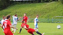 V utkání 26. kola Moravskoslezské fotbalové ligy (MSFL) Blansko rozdrtilo Viktorii Otrokovice 4:0.