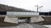 Proměna podjezdu pod tratí v Adamově na Blanensku při rekonstrukci železničního koridoru Brno - Blansko.