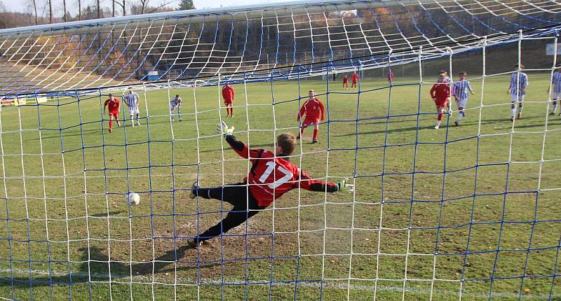 Dorostenci FK Apos Blansko porazili Humpolec 4:0.