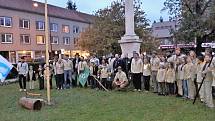 Vzpomínkový ceremoniál se konal na náměstí Svobody v Blansku.