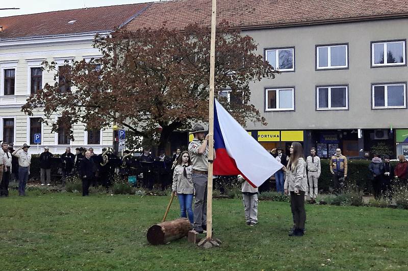 Vzpomínkový ceremoniál se konal na náměstí Svobody v Blansku.