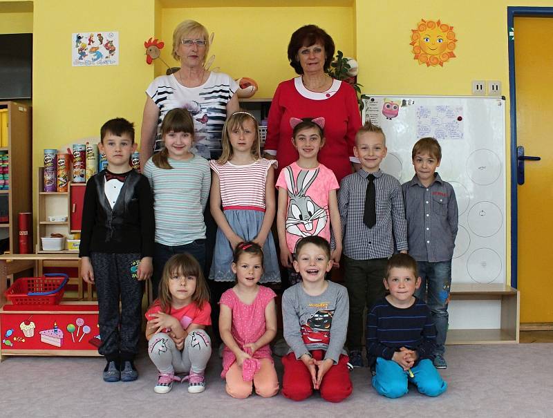 Předškoláci z II. Mateřské školy v Rájci-Jestřebí.