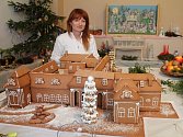 Zahrádkáři z Velkých Opatovic uspořádali o víkendu vánoční výstavu, při které se pochlubili svými vlastními díly. Nejvíc upoutal model tamního zámku celý z perníku.