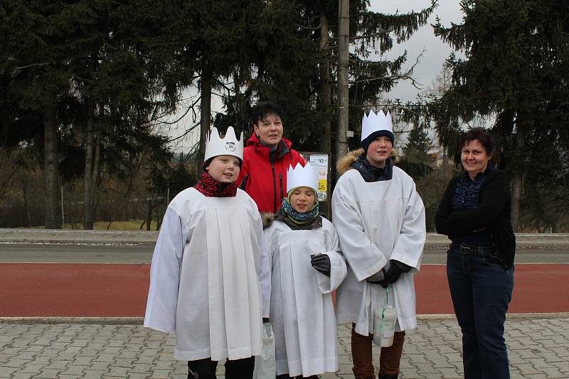 Poslední den Tříkrálové sbírky prošli koledníci městem Kunštátem