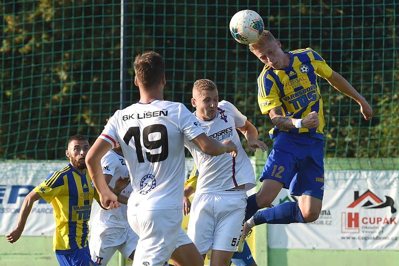 12.9.2020 - domácí SK Líšeň v bílém proti FK Varnsdorf