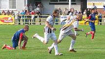 Fotbalisté Blanska  porazili Kuřim 2:1 a jsou v čele krajského přeboru.