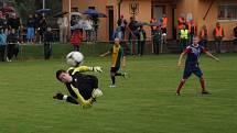 Fotbalisté Ráječka porazili v derby Blansko 2:0.